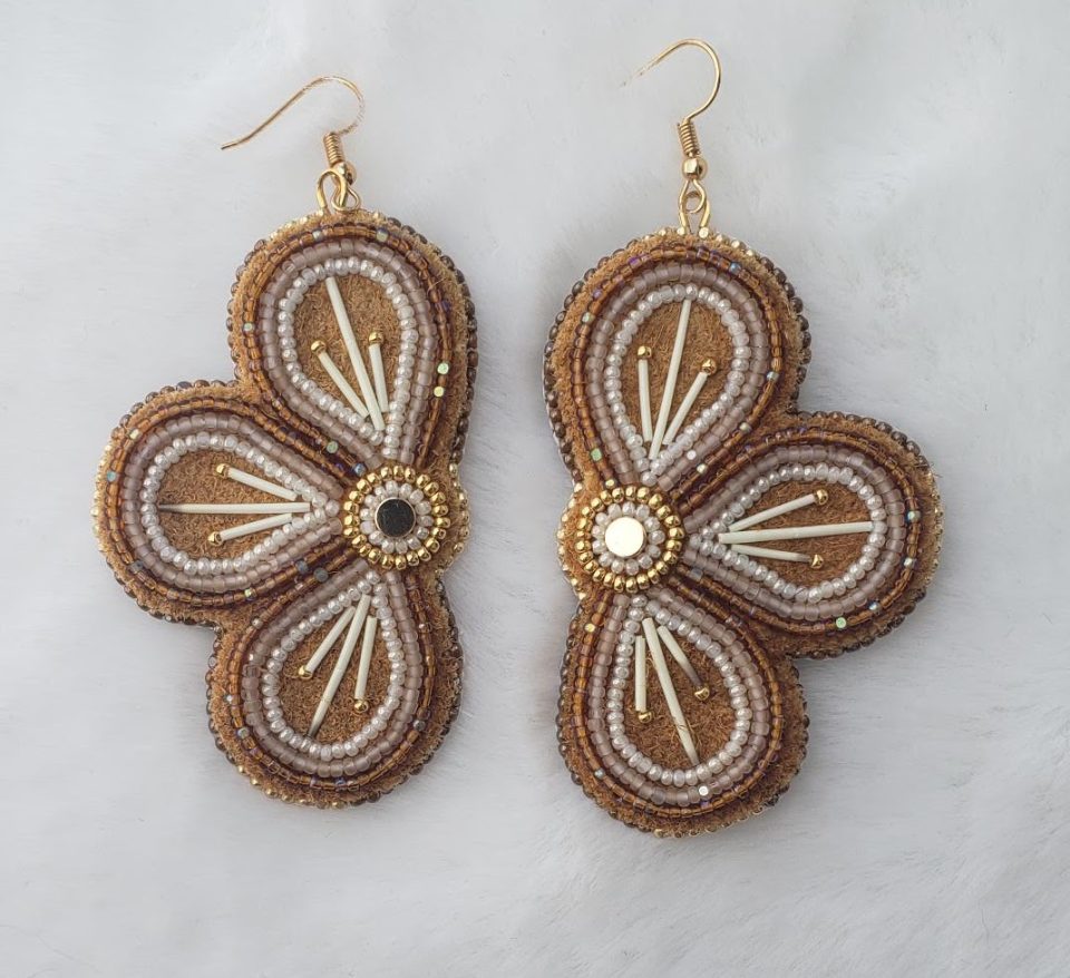 An example of Shyla's beading work.