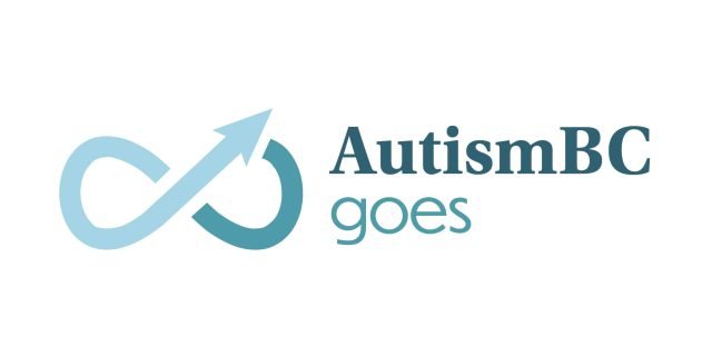 The AutismBC Goes Logo, which shows an infinity symbol in our brand colours on the left and the name of the event series on the right.