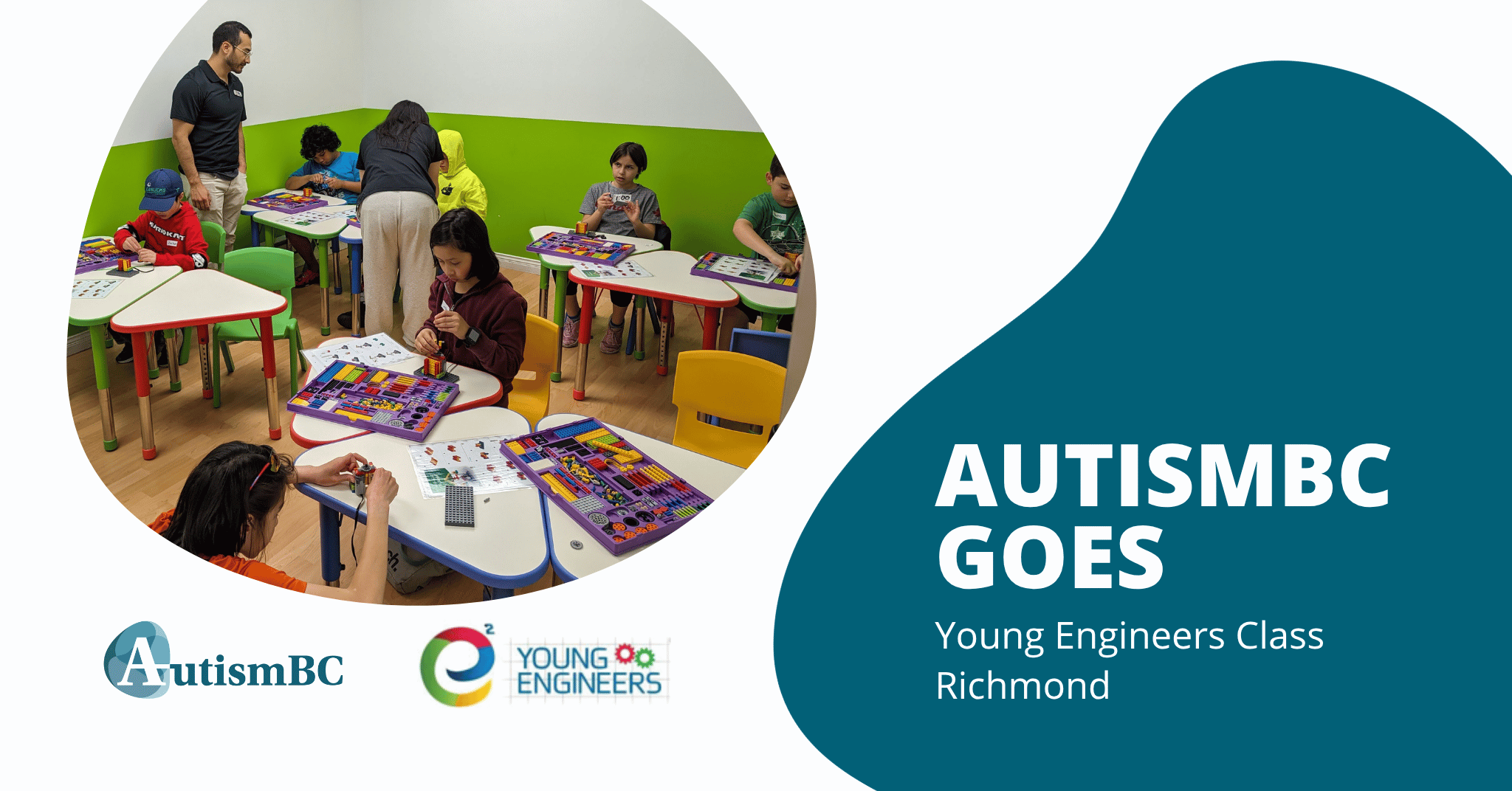 Promotional banner for AutismBC Goes to Young Engineers Richmond.